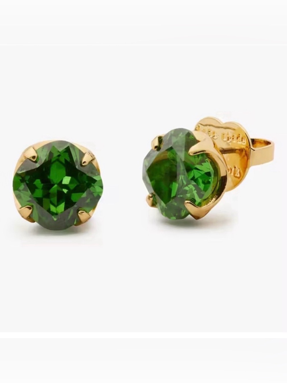 Kate Spade Pop Of Joy 10mm Spade Flower Studs in Green NWT‎ MSRP: $48.00